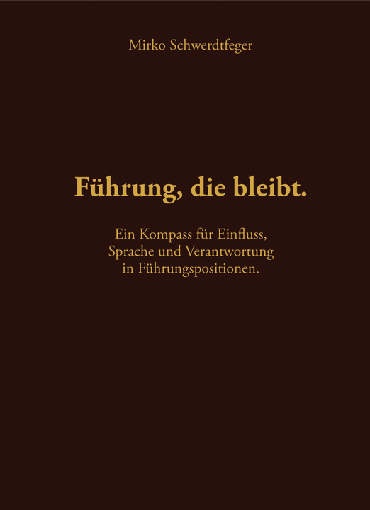 Buchcover: Führung, die bleibt.