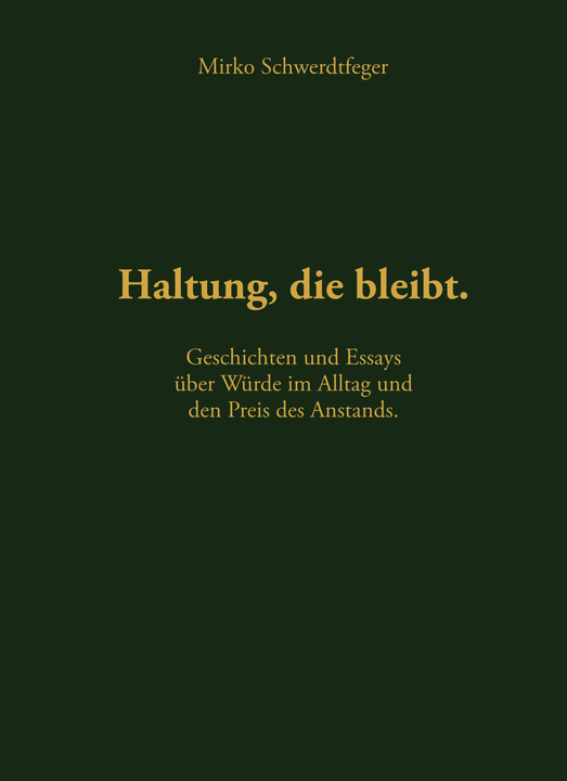 Buchcover: Haltung, die bleibt.