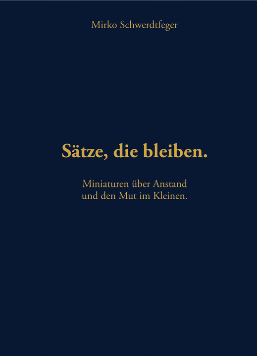 Buchcover: Sätze, die bleiben.
